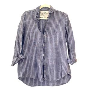 Frank & Eileen Striped Eileen Shirt Sz M